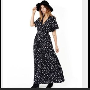 Christy Dawn Lottie Dress in Black Floral